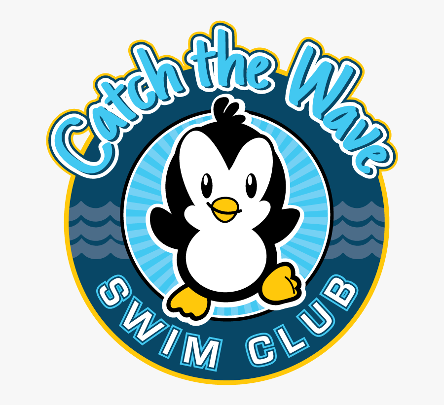 Catch The Wave Swim Club, Transparent Clipart