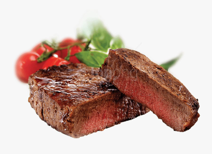 Grilled Food Clipart Steak Meal - Cooked Meat Png, Transparent Clipart