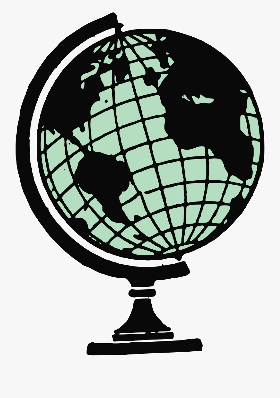 Free Clipart Of A Desk Globe - Clip Art Globe, Transparent Clipart