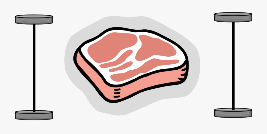 Steak Meat Cooking Boiled Beef Clip Art - Fish And Meat Cartoon Png, Transparent Clipart