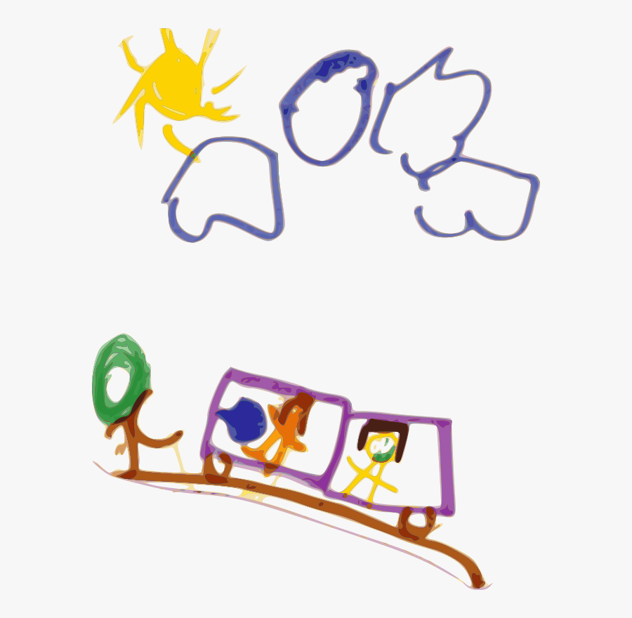Kindergarten Art Train - Nugger Kindeegarten Fanart, Transparent Clipart