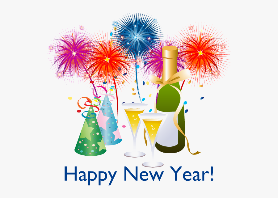 Happy New Year Png - Happy New Year Vector Png, Transparent Clipart