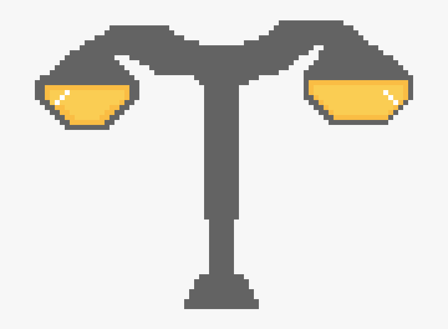 Pixel Art Street Lamp, Transparent Clipart