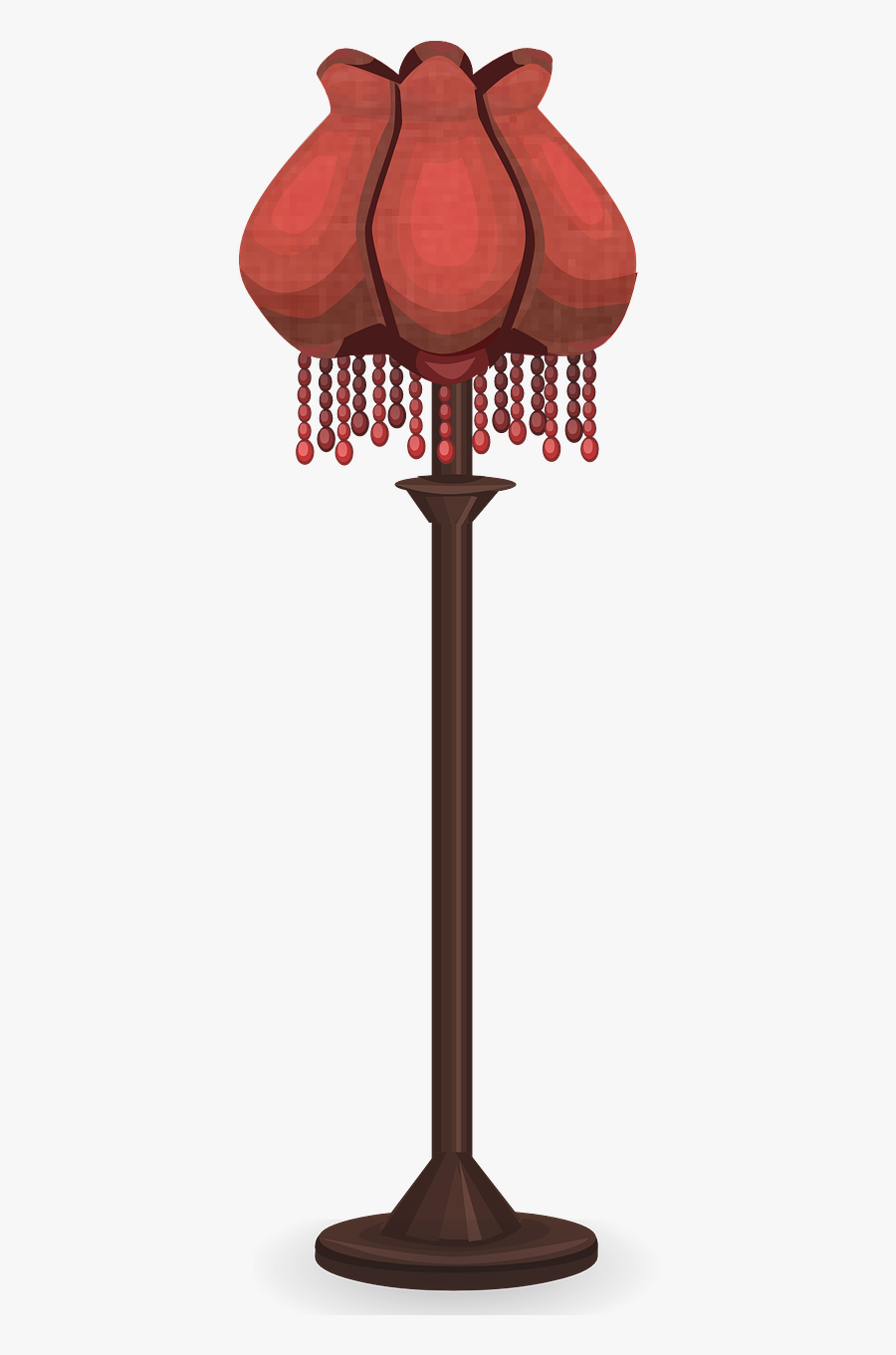 Floor Lamp Vector Png, Transparent Clipart