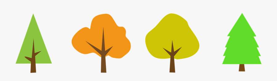 Stickers Of Trees, Transparent Clipart