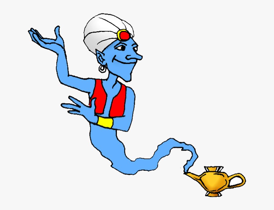 Genie Lamp Clipart Cliparts C - Genie In A Bottle Clipart, Transparent Clipart