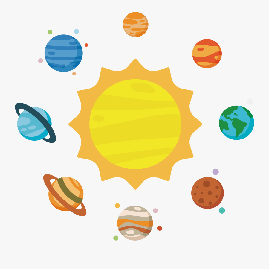 Solar System Clipart - Solar System Planets Clipart, Transparent Clipart