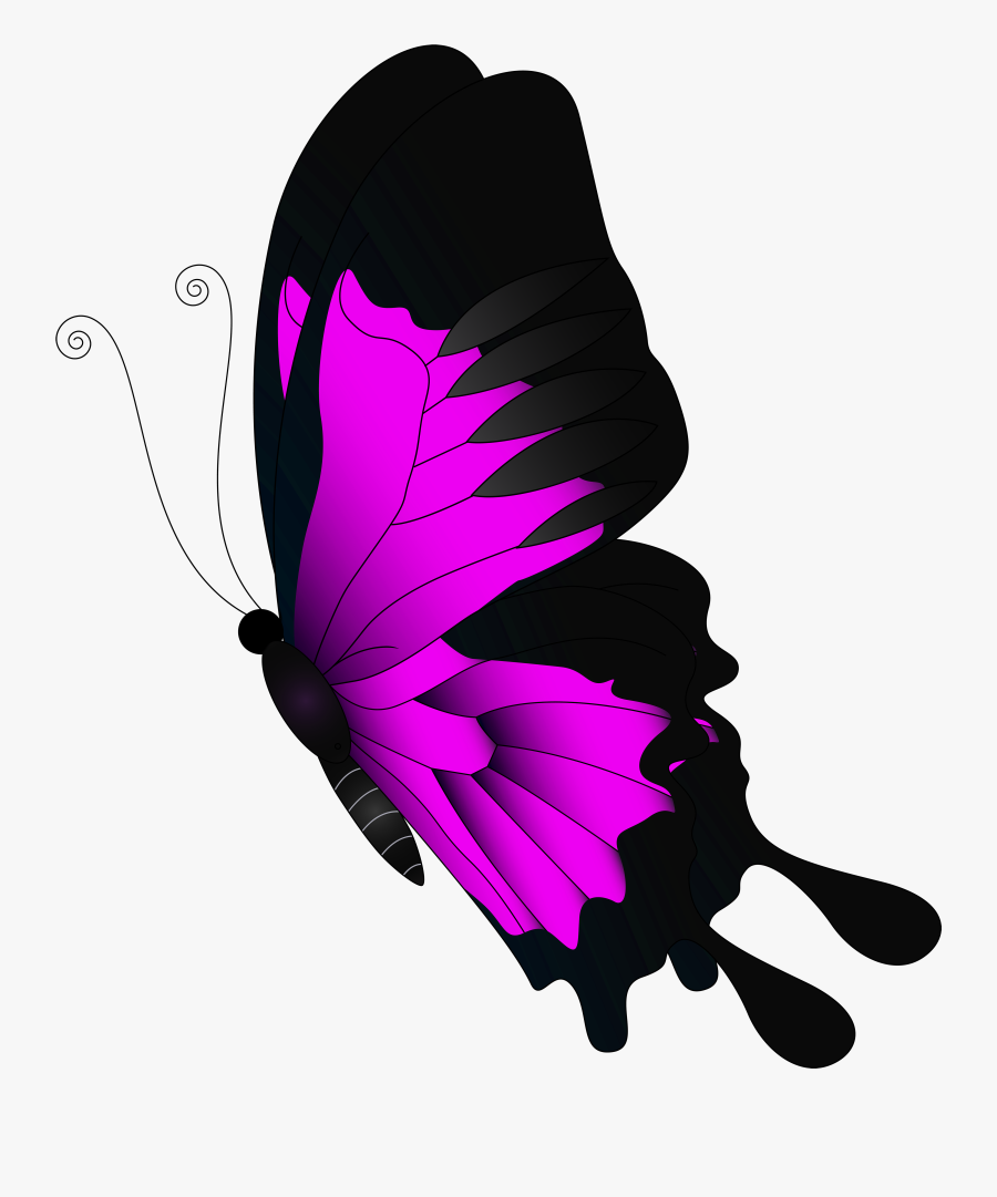 Butterfly Clipart Flying - Red Butterfly Png Transparent, Transparent Clipart