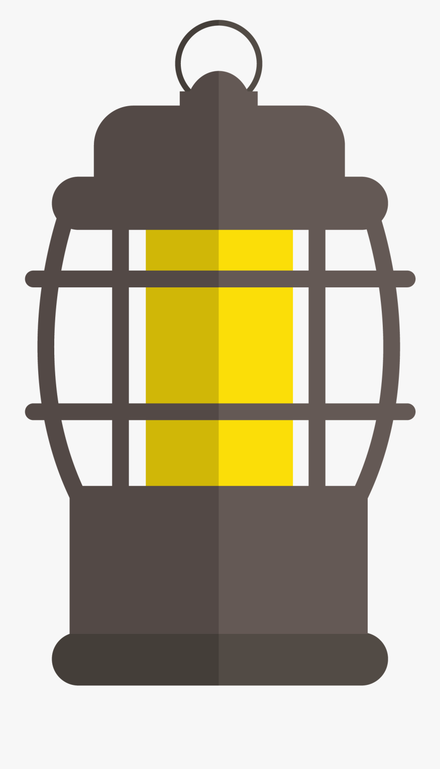 Transparent Oil Lamp Clipart - Illustration, Transparent Clipart