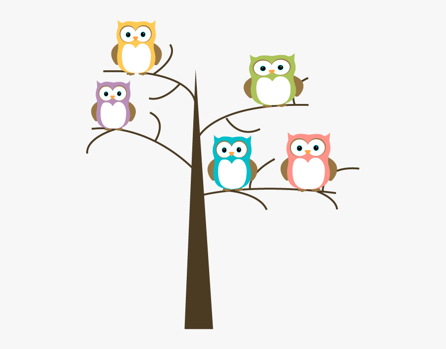 Home - Owls In Tree Clipart, Transparent Clipart