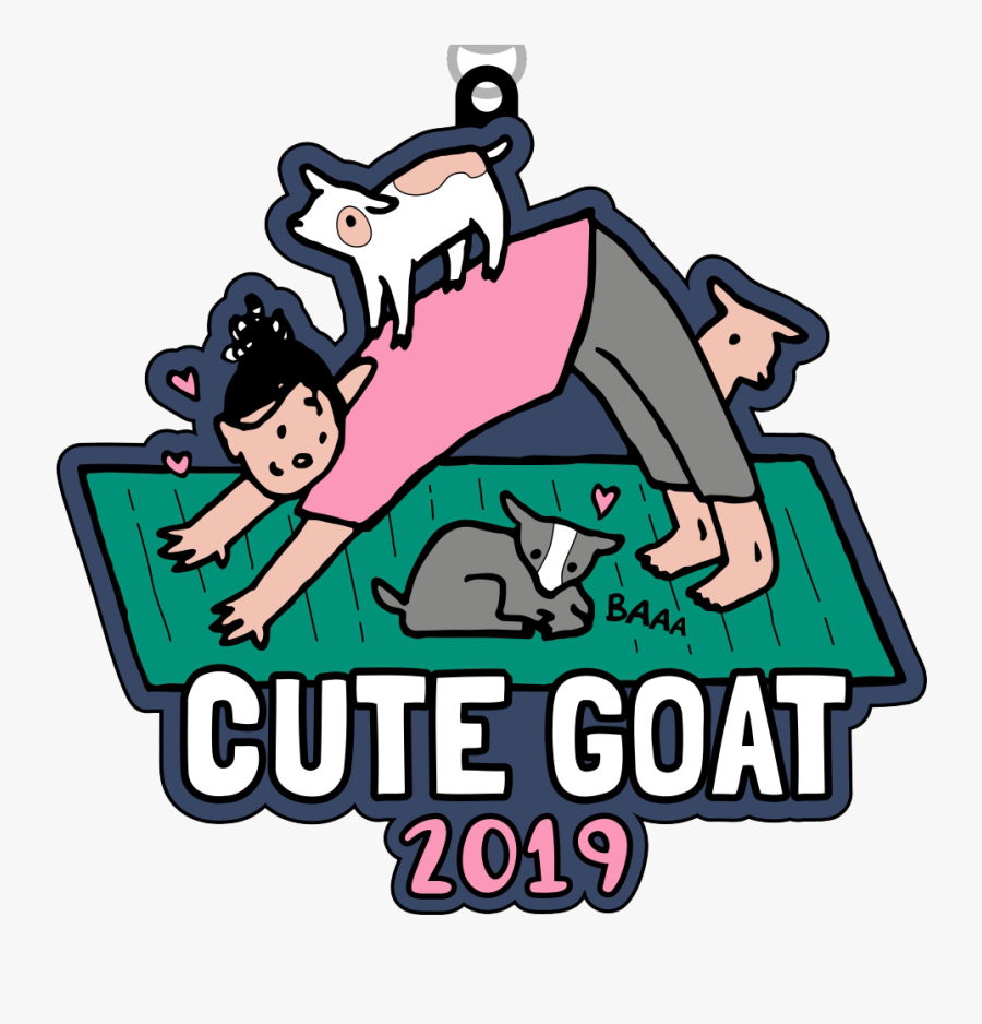 2019 Cute Goat 1 Mile, 5k, 10k, 13.1, 26.2 - Dallas, Transparent Clipart