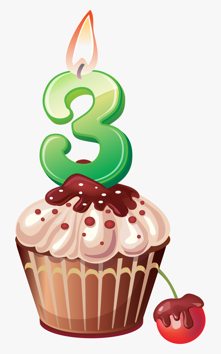 Cupcake, Transparent Clipart