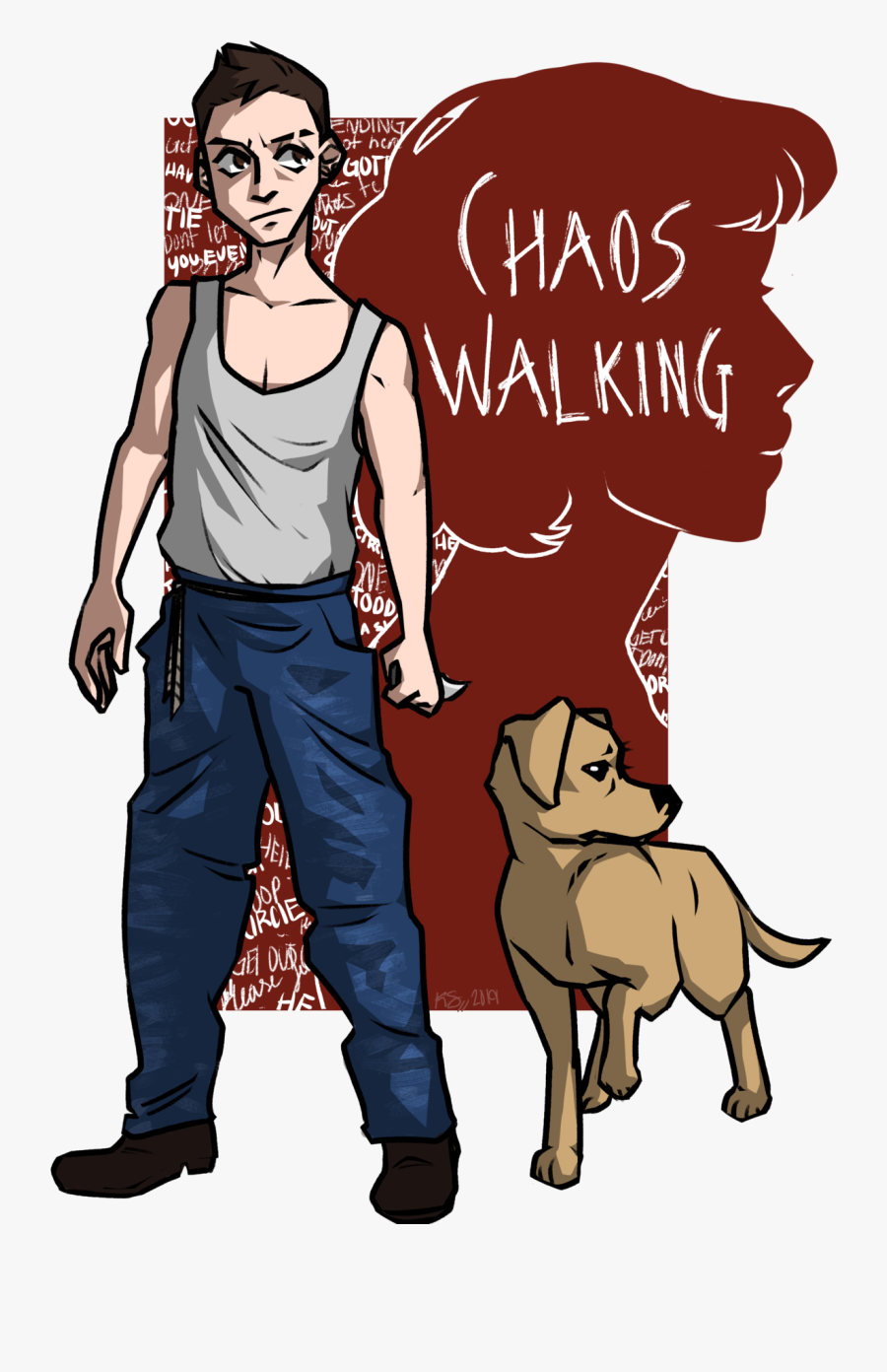 Chaos Walking Fan Art, Transparent Clipart