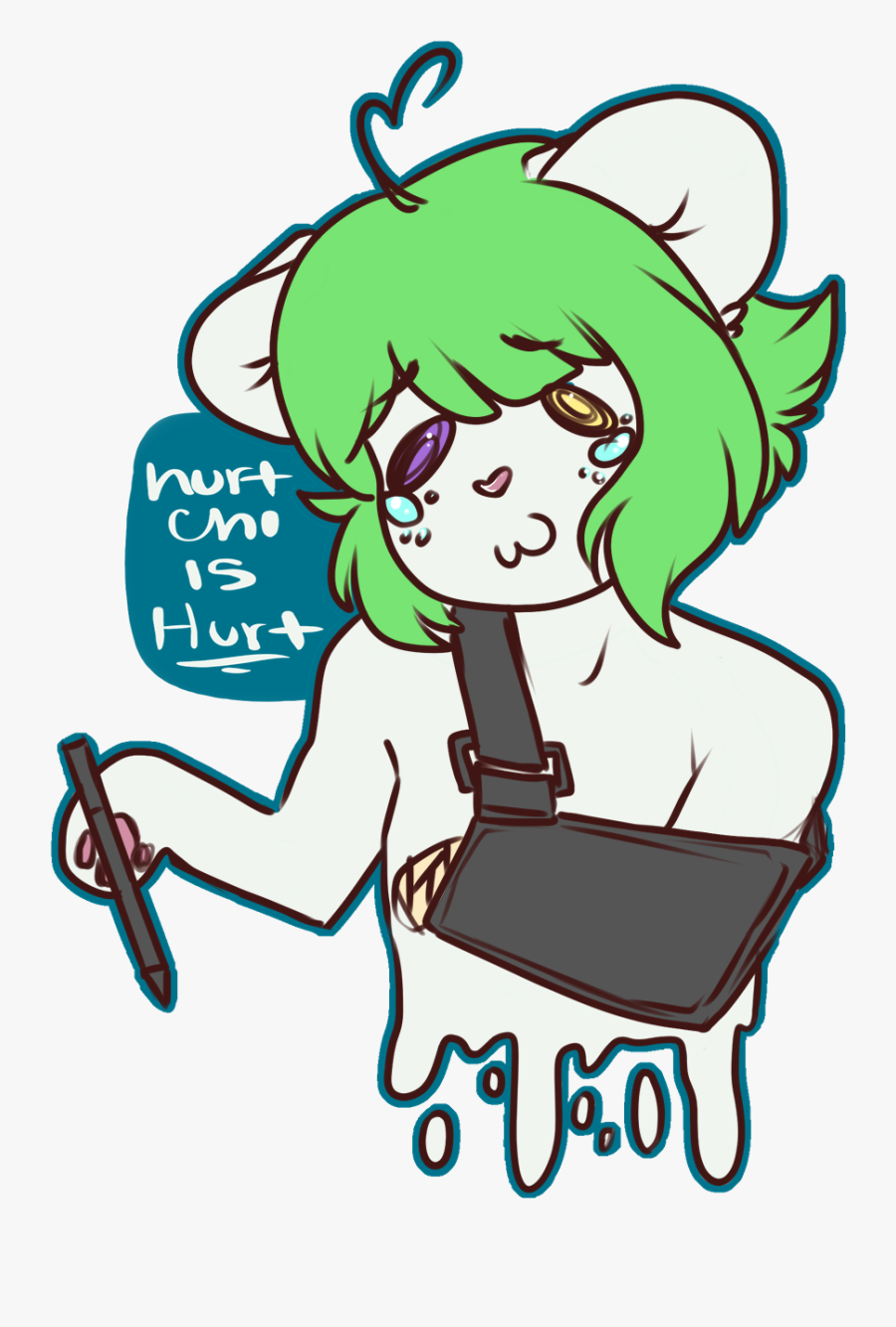 Hurt Chi - Cartoon, Transparent Clipart