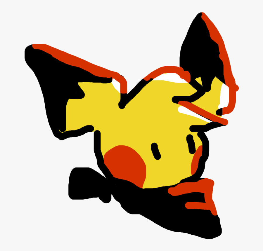 I Hurt My Drawing Hand, So Have This Pichu I Drew On, Transparent Clipart