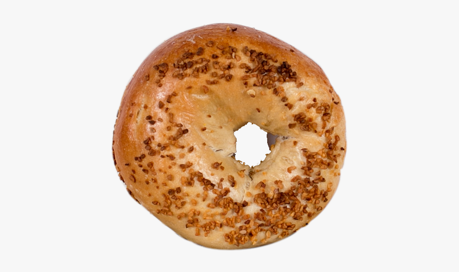 Garlic Salt Bagel, Transparent Clipart