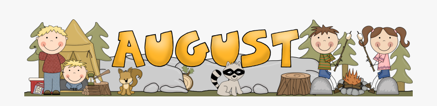 Month Of August Clipart, Transparent Clipart