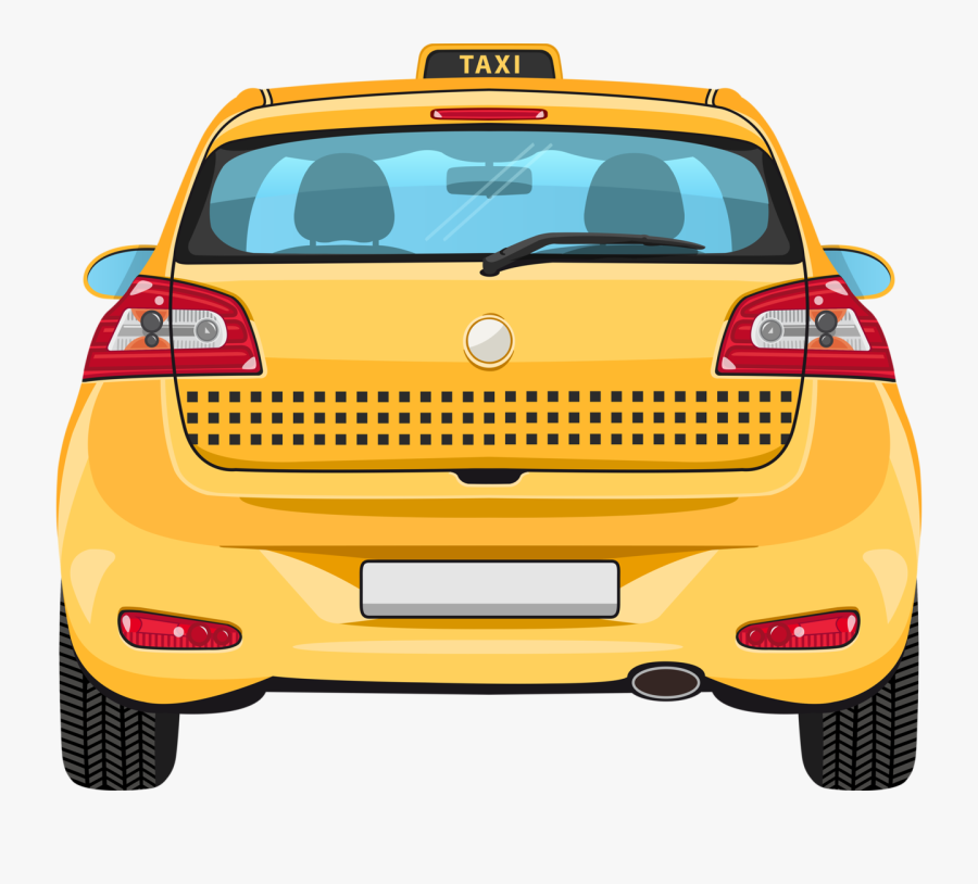 Vue Voiture De Police Arriere, Transparent Clipart