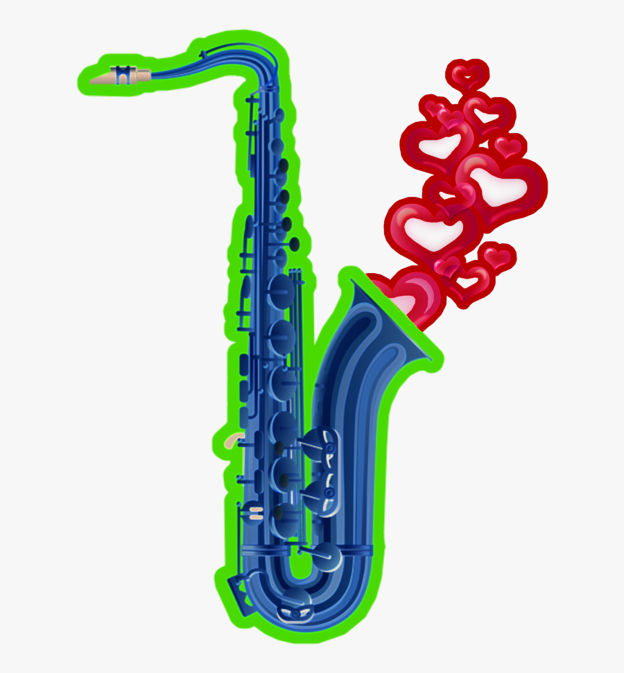 #saxaphone Day # Sax #blues #neon # Hearts #bubbles, Transparent Clipart