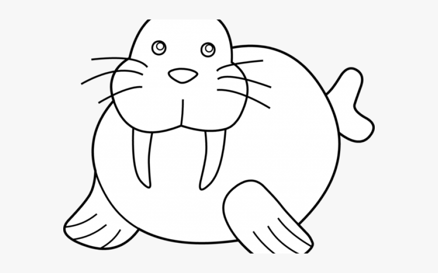 Seal Clipart Black And White, Transparent Clipart