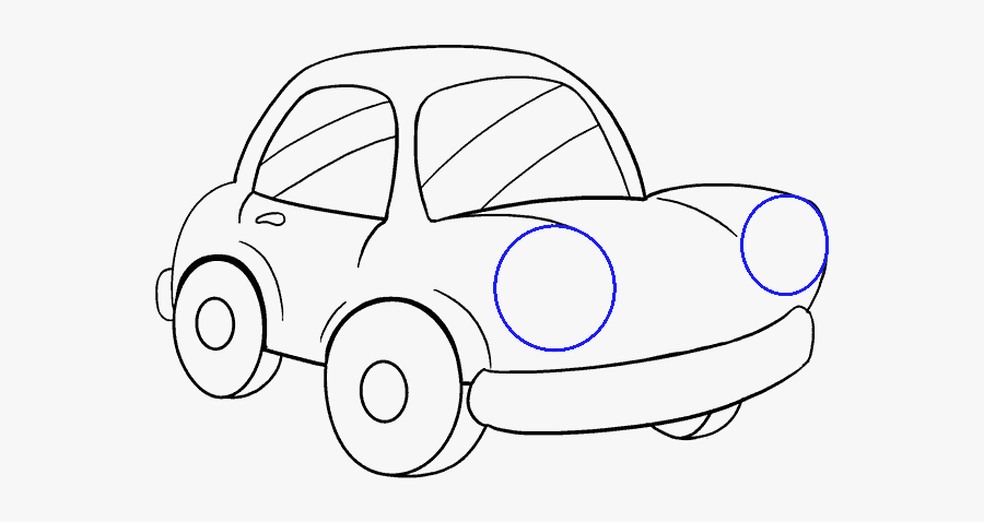 How To Draw Cartoon Car - Car Pics For Drawing, Transparent Clipart