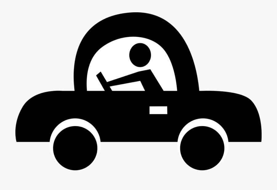 Vector Illustration Of Automobile Motor Vehicle Car - Open-wheel Car, Transparent Clipart