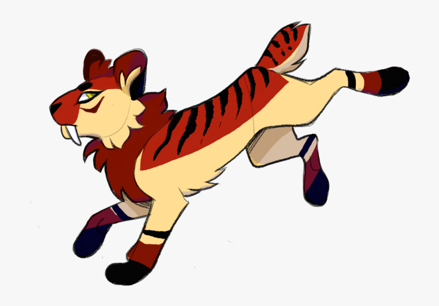Design Notes Reference • He Is A Saber Toothed Tiger, Transparent Clipart
