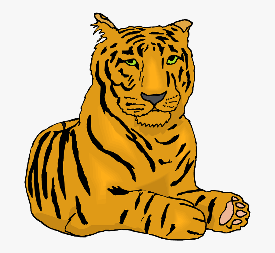 Pencil Art Tiger Clipart , Png Download - Tiger Clip Art, Transparent Clipart