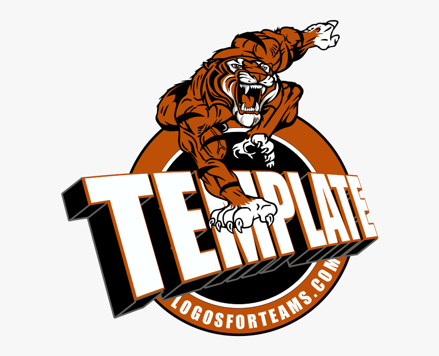 Tiger Clipart - Vector Sport Cheerleaders, Transparent Clipart