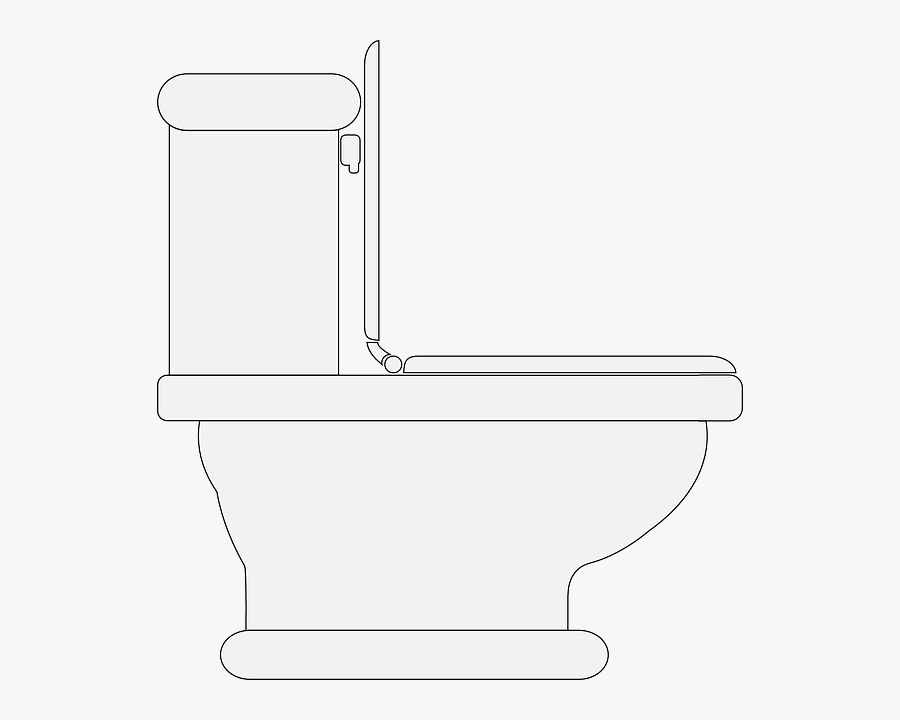 Toilet, Restroom, Lavatory, Bathroom, Hygiene, Washroom - Toilet Clip Art, Transparent Clipart