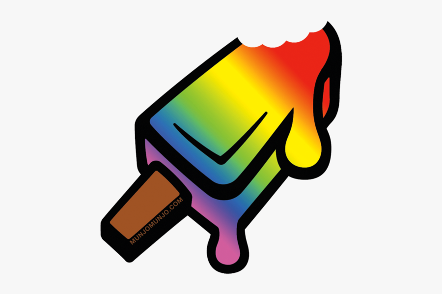 Paleta Rainbow Sticker, Transparent Clipart