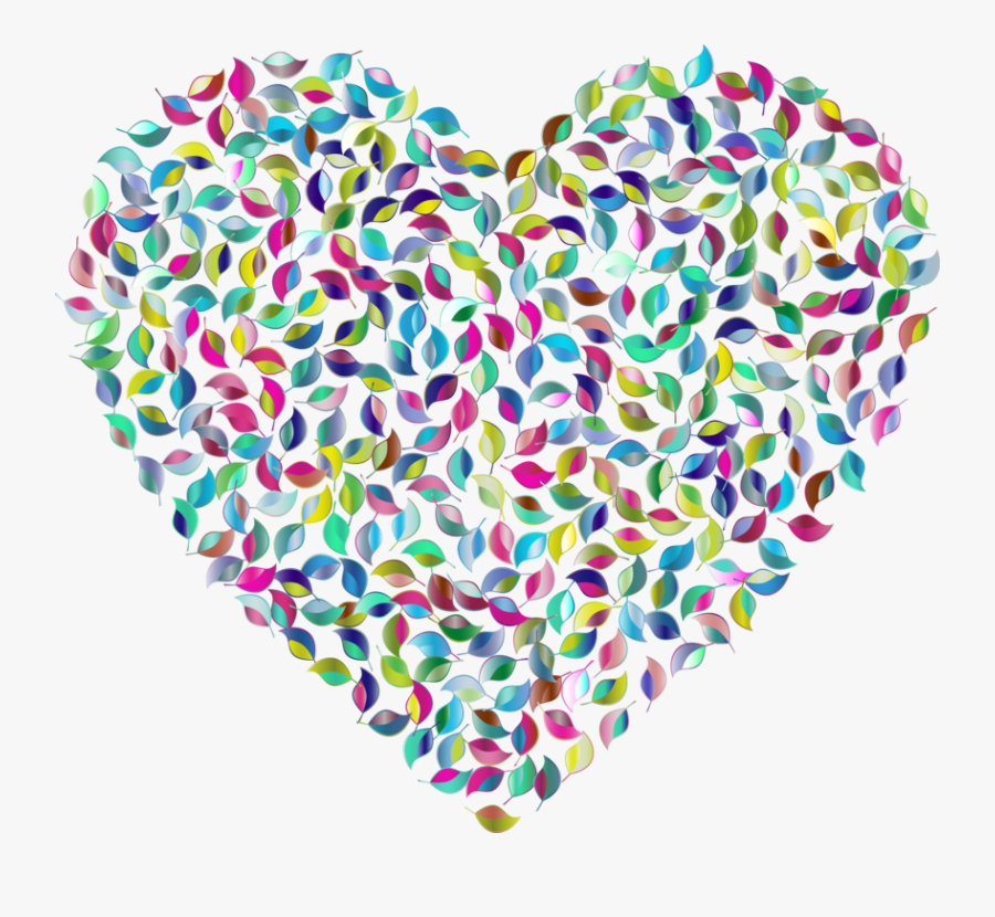 Heart,organ,area - Blue & Green Heart Background, Transparent Clipart