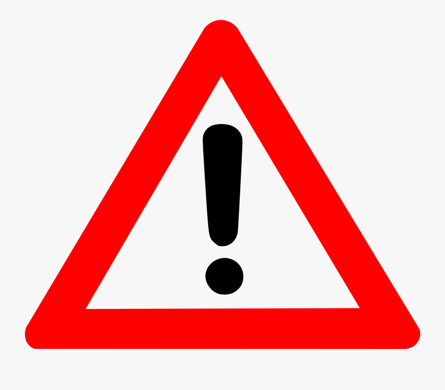 Warning Sign Icon Png, Transparent Clipart