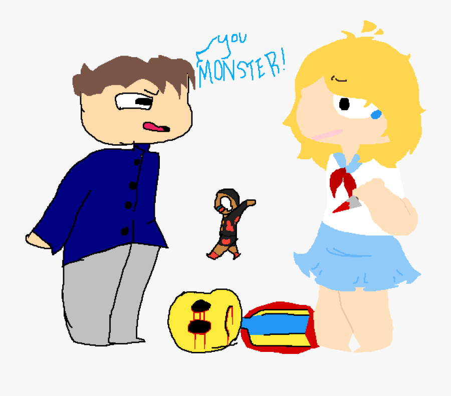 Oh No The Noob Is Down Clipart , Png Download - Cartoon, Transparent Clipart