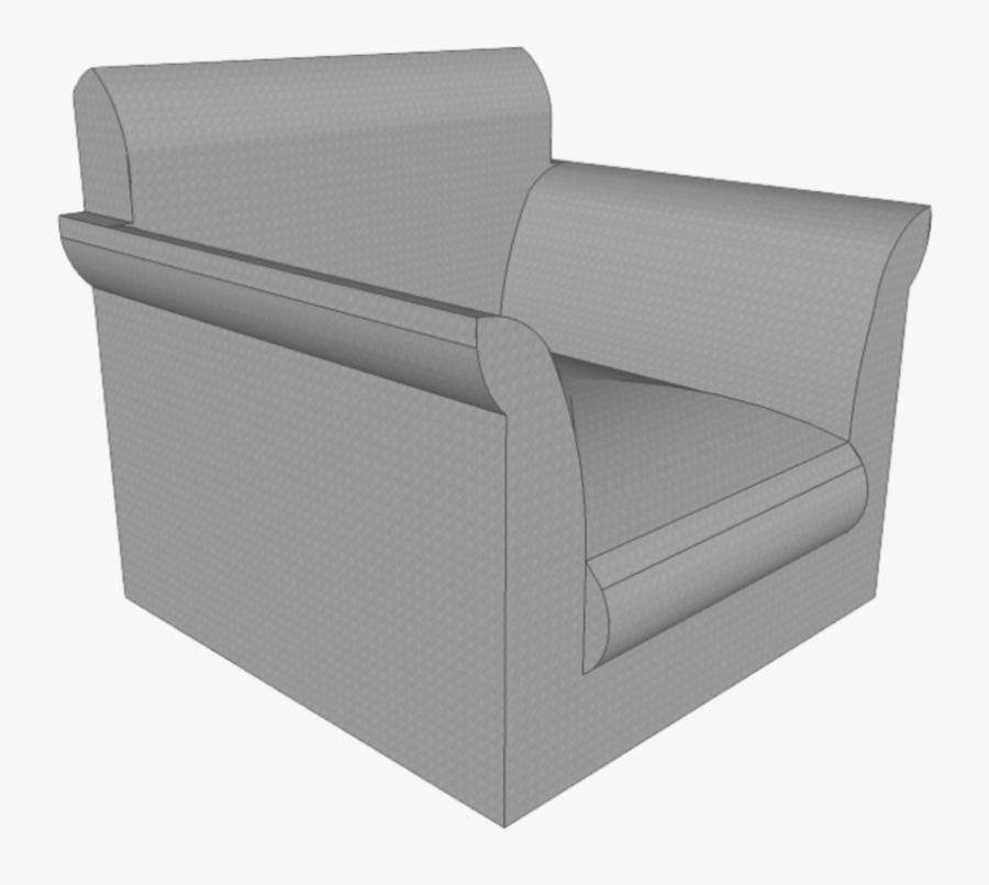 Chair,angle,line - Sleeper Chair, Transparent Clipart