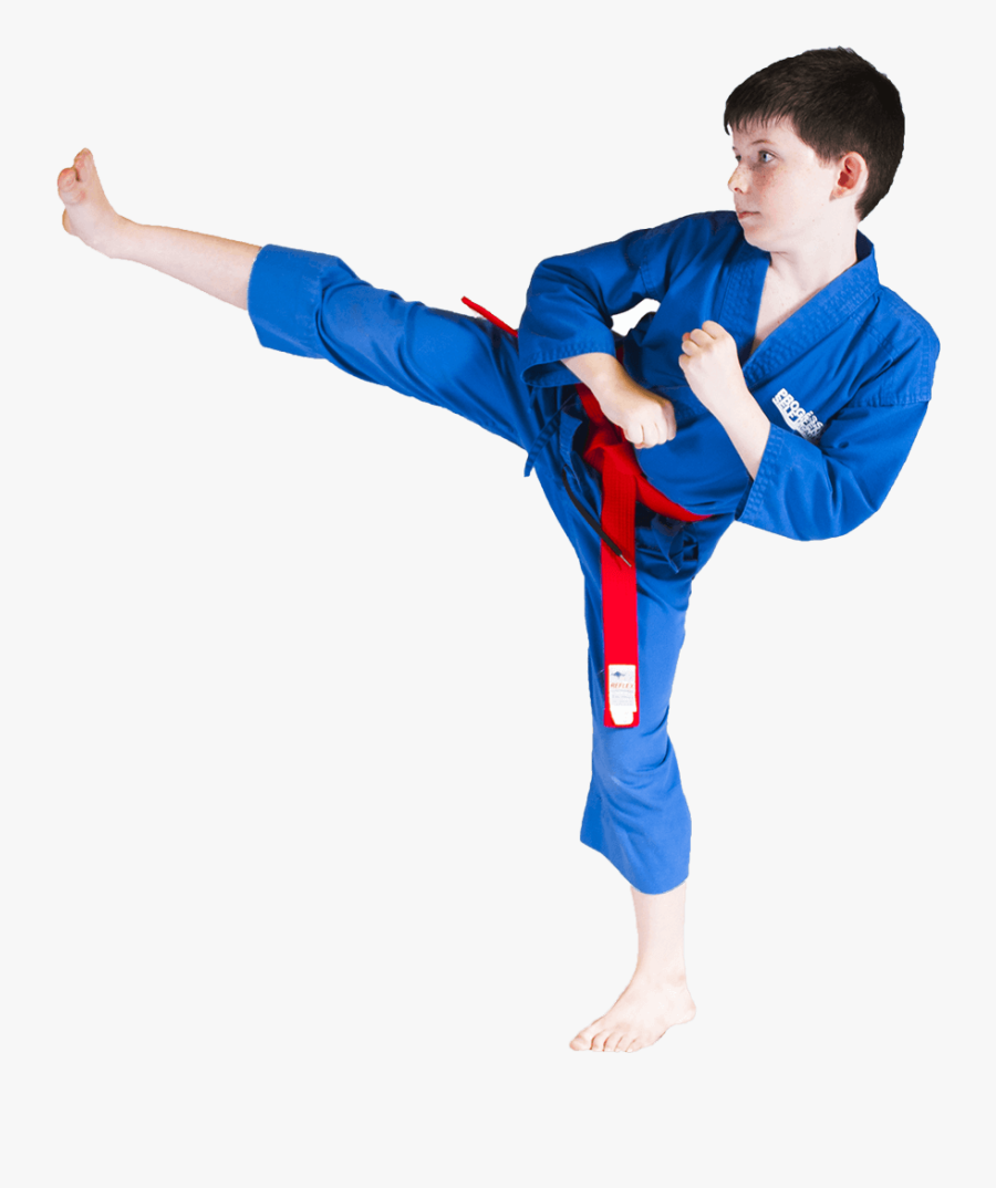 Transparent Self Defense Clipart - Kids Kickboxing, Transparent Clipart