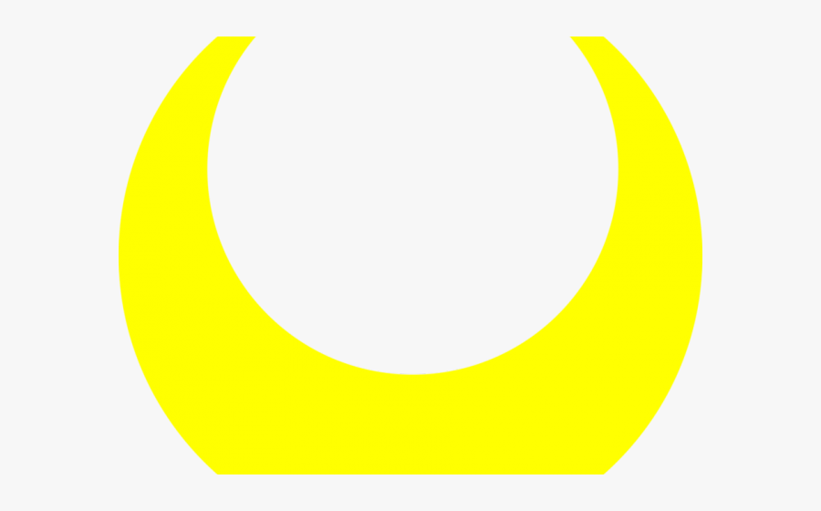 Sailor Moon Clipart Crescent - Circle, Transparent Clipart