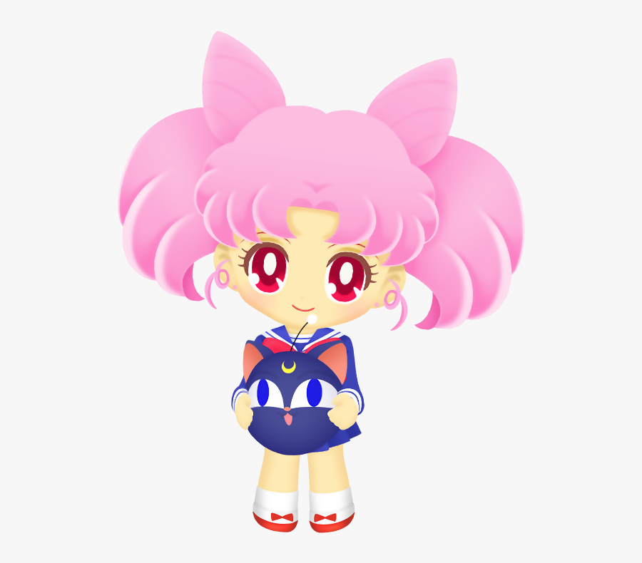 Transparent Moon Png Clipart - Sailor Moon Drops Chibiusa Transparent, Transparent Clipart