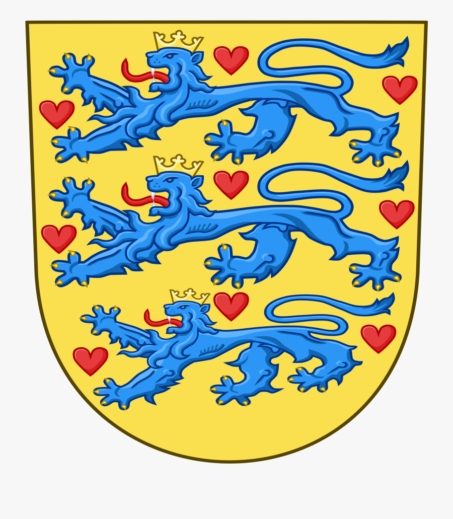 Denmark National Coat Of Arms, Transparent Clipart