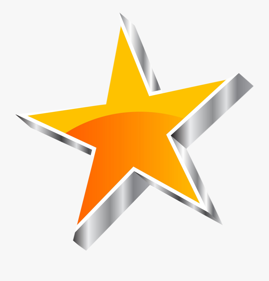 Star Clipart For Website - Star Vector 3d, Transparent Clipart