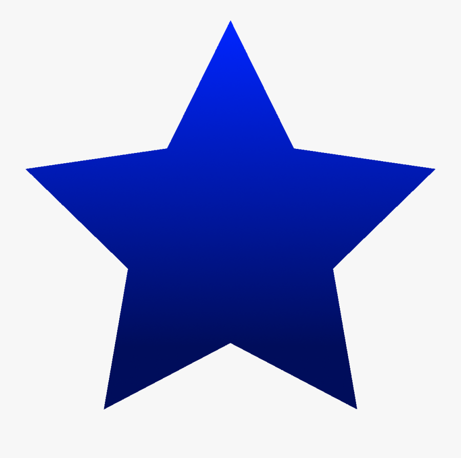 Iron Star Logo - Transparent Background Navy Blue Star Png, Transparent Clipart