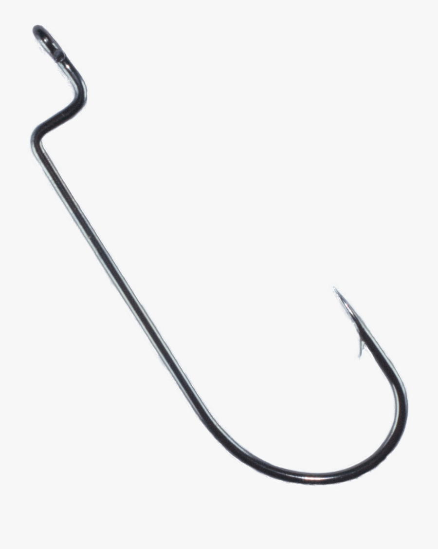Transparent Worm On A Hook Clipart - Fish Hook, Transparent Clipart