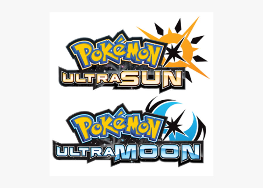 Pokemon Ultra Sun And Ultra Moon Title, Transparent Clipart