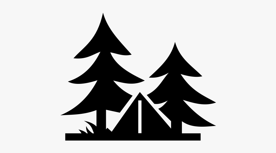 Hiking Tree Icon, Transparent Clipart