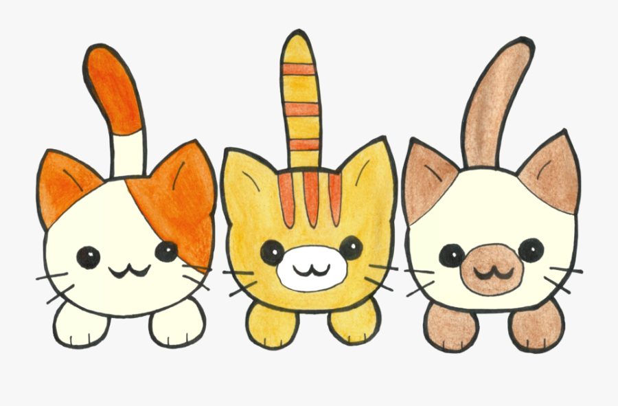 Transparent Cute Kitten Png - Black And White Clipart Of Kittens, Transparent Clipart