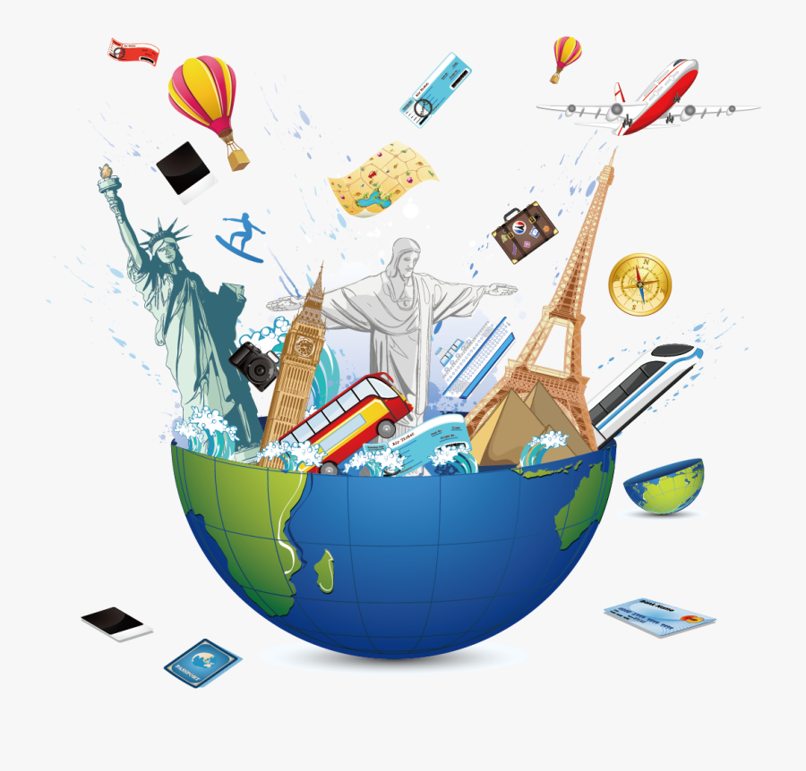 Travel Euclidean Vector Royalty-free Clip Art - Travel And Tourism Design, Transparent Clipart