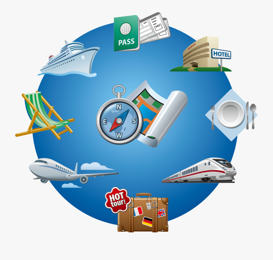 Tourism Travel Clip Art - Icon Traveling Png, Transparent Clipart