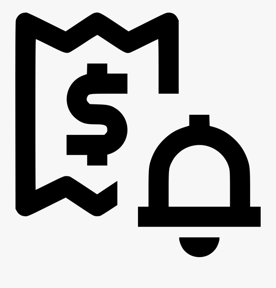 Bill Reminder - Bill Payment Reminder Icon, Transparent Clipart