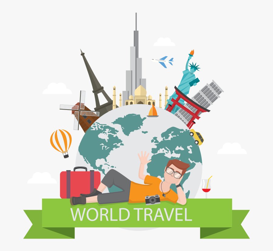 World Map Earth India - World Map, Transparent Clipart