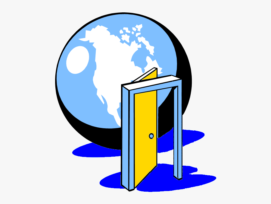 Open Door World - English Open Door To The World, Transparent Clipart